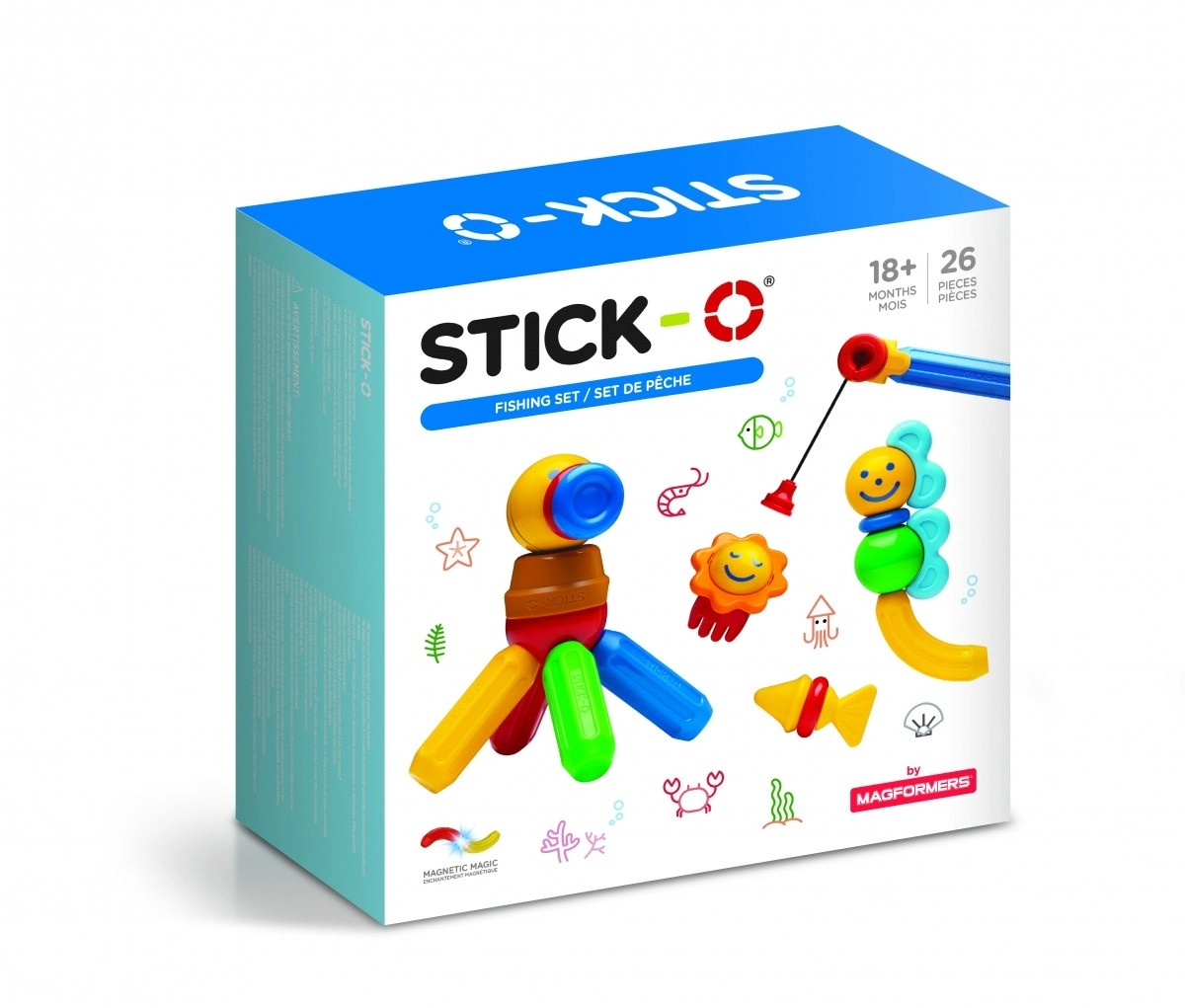 Stick-O Rybaření 26ks