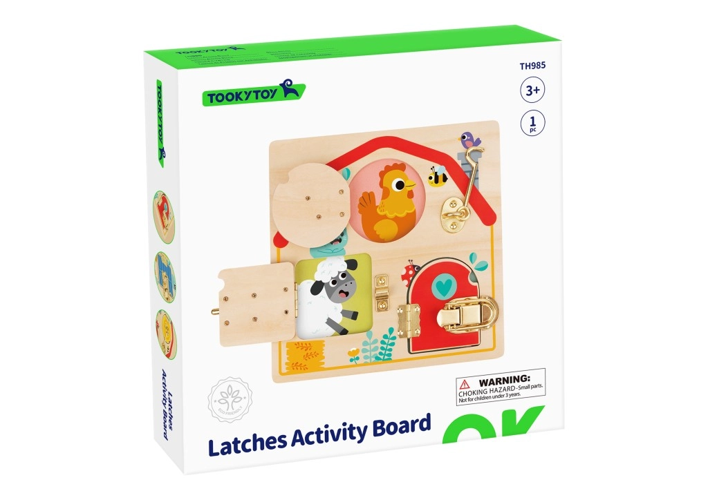 Tooky Toys aktivity board se zámky