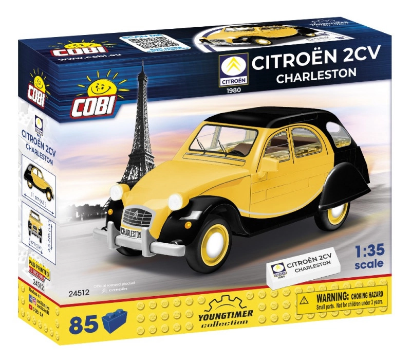 COBI 24512 Youngtimer Automobil Citroën 2CV ,,Kachna" CHARLESTON 1980