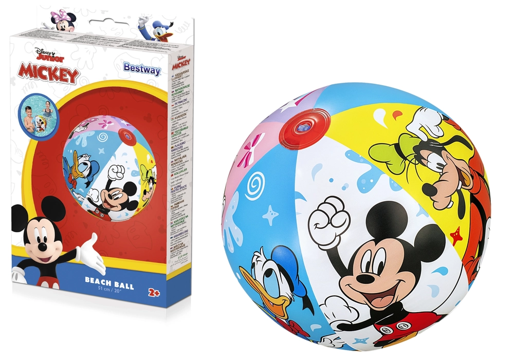 Bestway 91098 Míč nafukovací Mickey Mouse a kamarádi 51cm