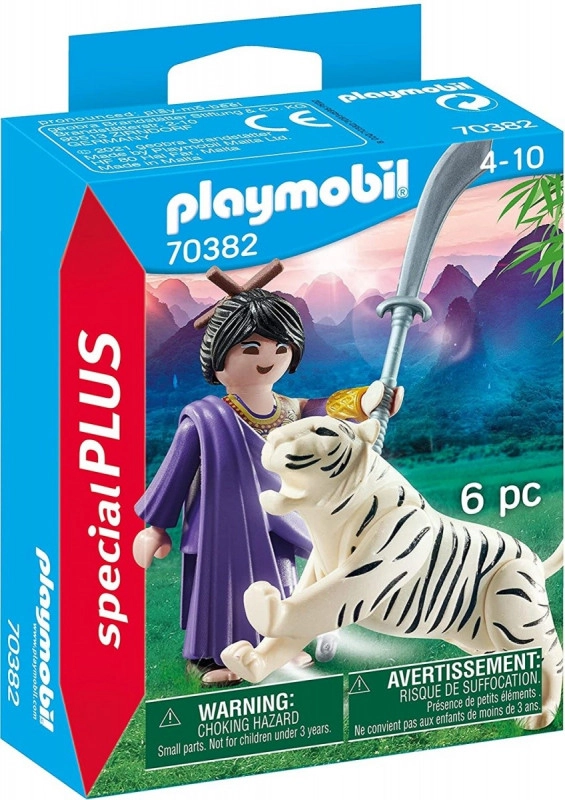 Playmobil 70382 Asijská bojovnice s tygrem