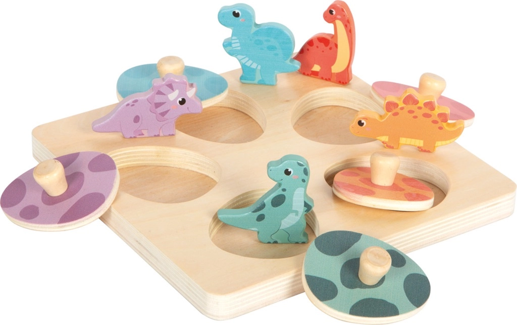 Small Foot paměťové puzzle Dino