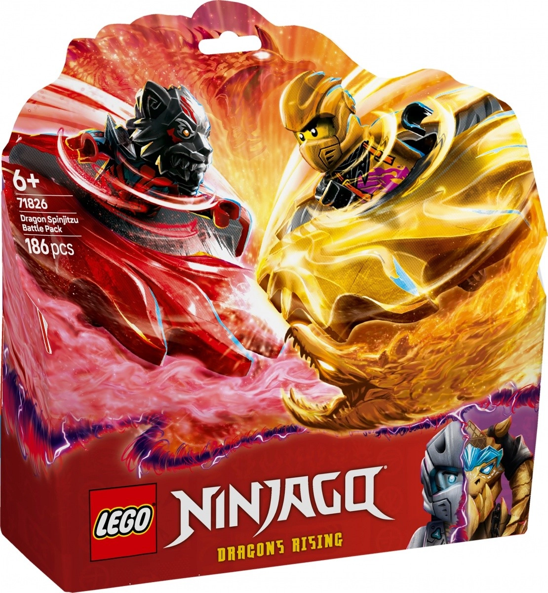 Ninjago Smocze Spinjitzu bitevní set