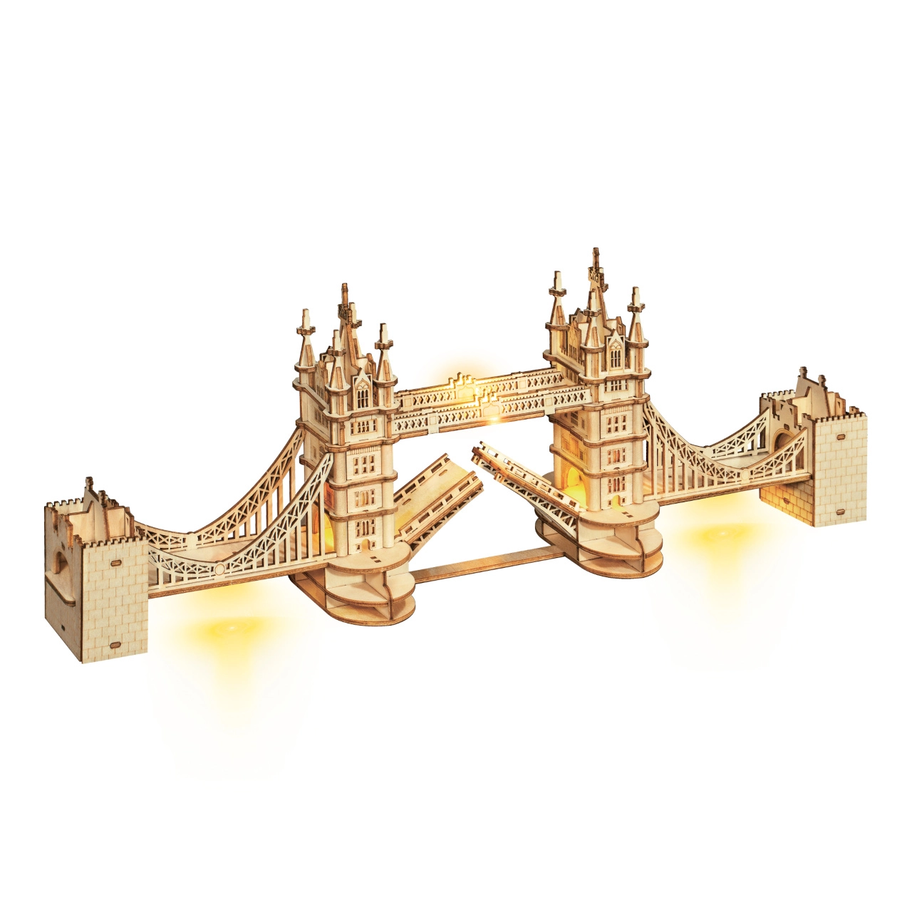 ROBOTIME Rolife Svítící 3D dřevěné puzzle Big Ben 220 ks