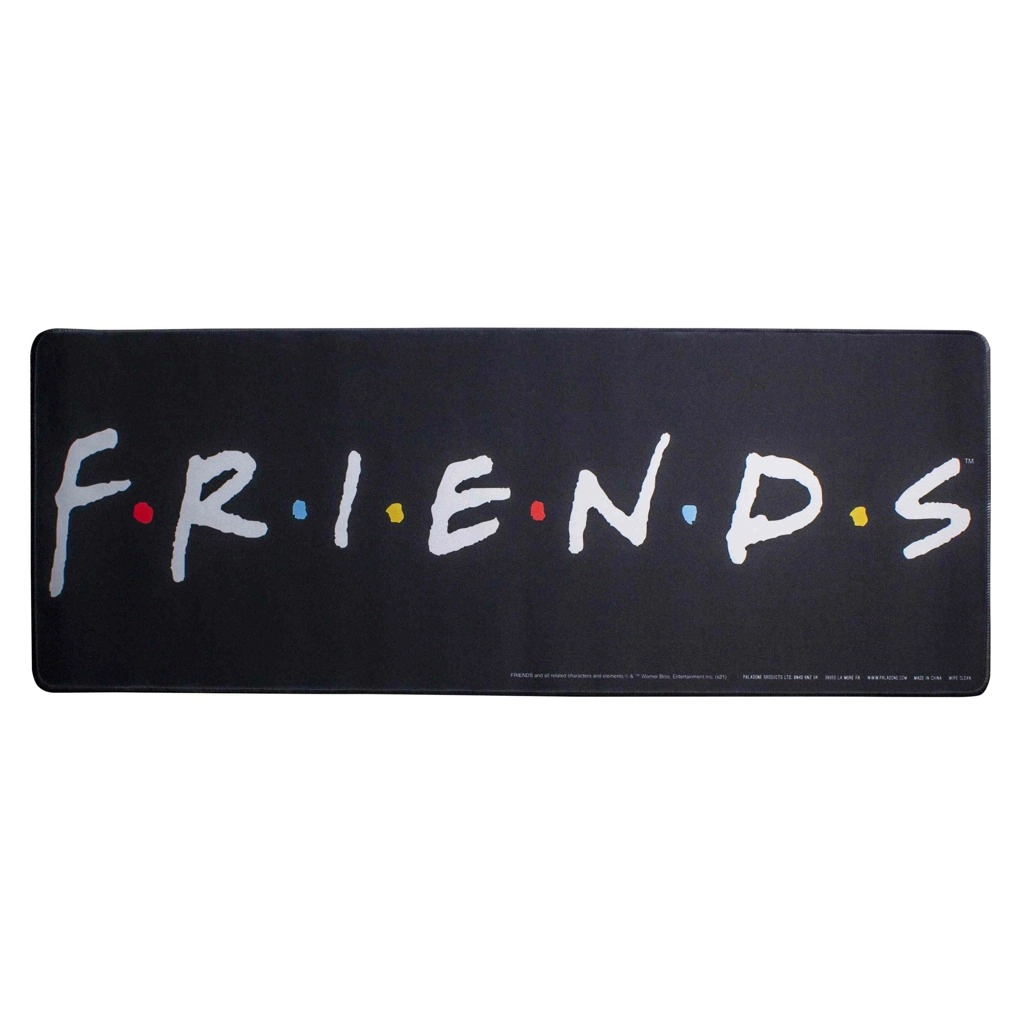 CurePink: | Herní podložka na stůl Friends|Přátelé: Logo (80 x 40 cm) [PP8827FR]