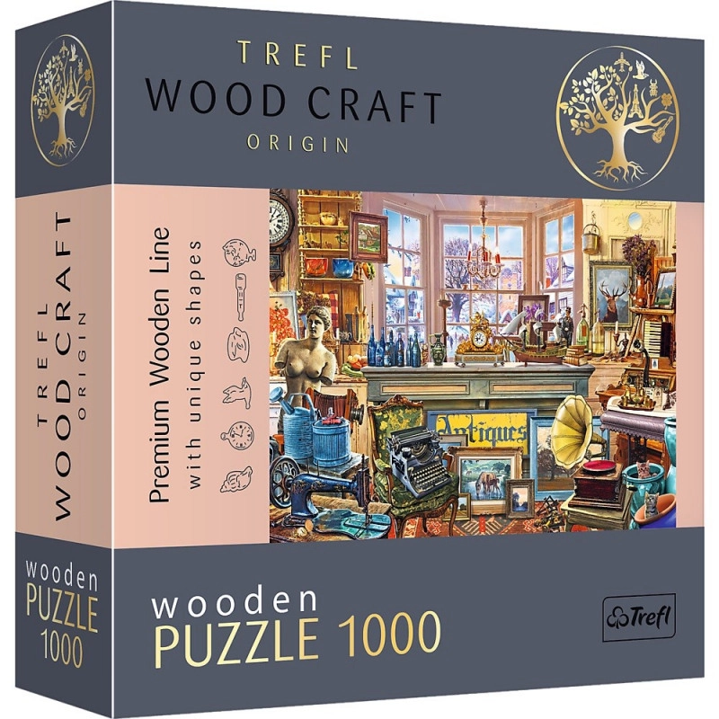 TREFL Wood Craft Origin Starožitnictví 1000 dílků