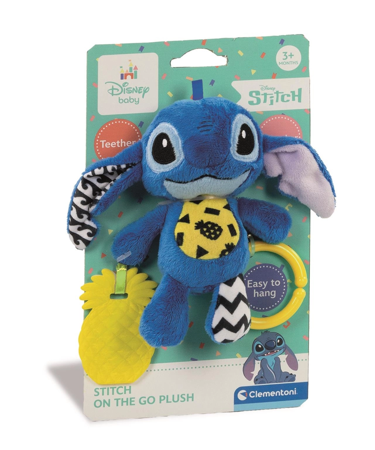 Clementoni Baby Disney plyšový Stitch na zavěšení 159730