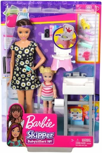 Barbie Chůva herní set